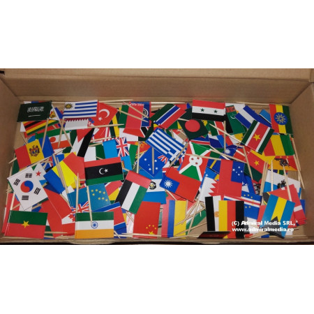 Set 50 stegulete scobitoare tarile lumii