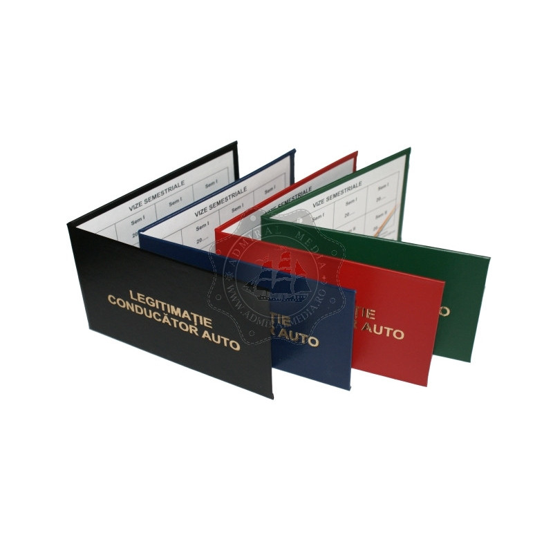 Legitimatie conducator auto agreata ARR 2026-2027 Personalizata