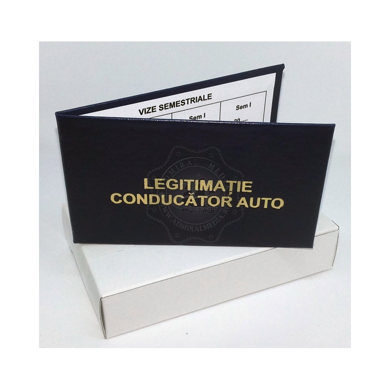 Set 6 Legitimatii conducator auto agreate ARR 2025, Albastru, 6x10cm Set 6 Legitimatii conducator auto agreate ARR 2025, Albastru, 6x10cm